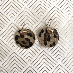 Boucles d'oreille en cuir...