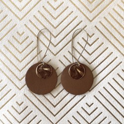 Boucles d'oreille en cuir...