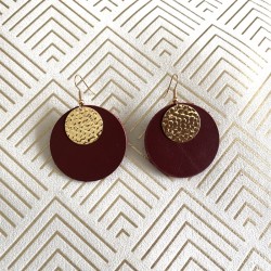 Boucles d'oreille en cuir...